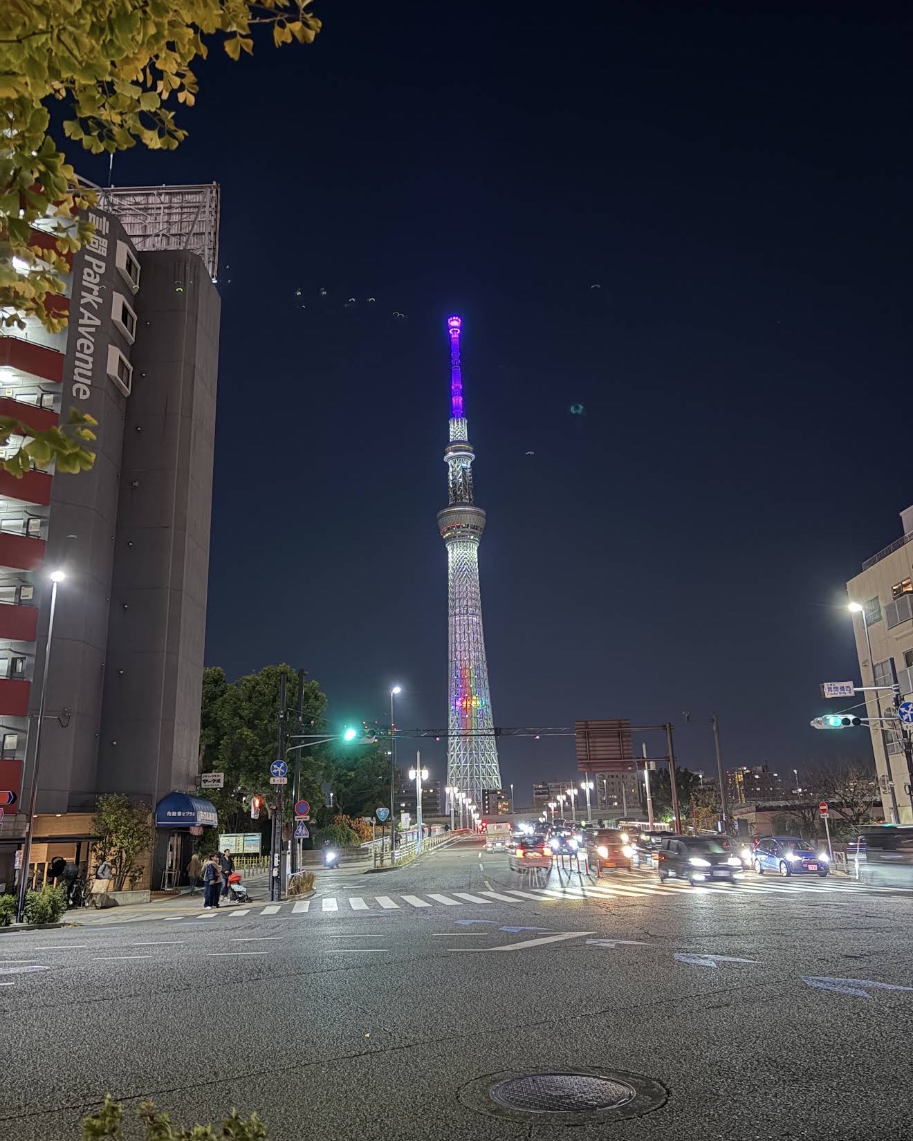 Sumida River and Tokyo Skytree night view 1